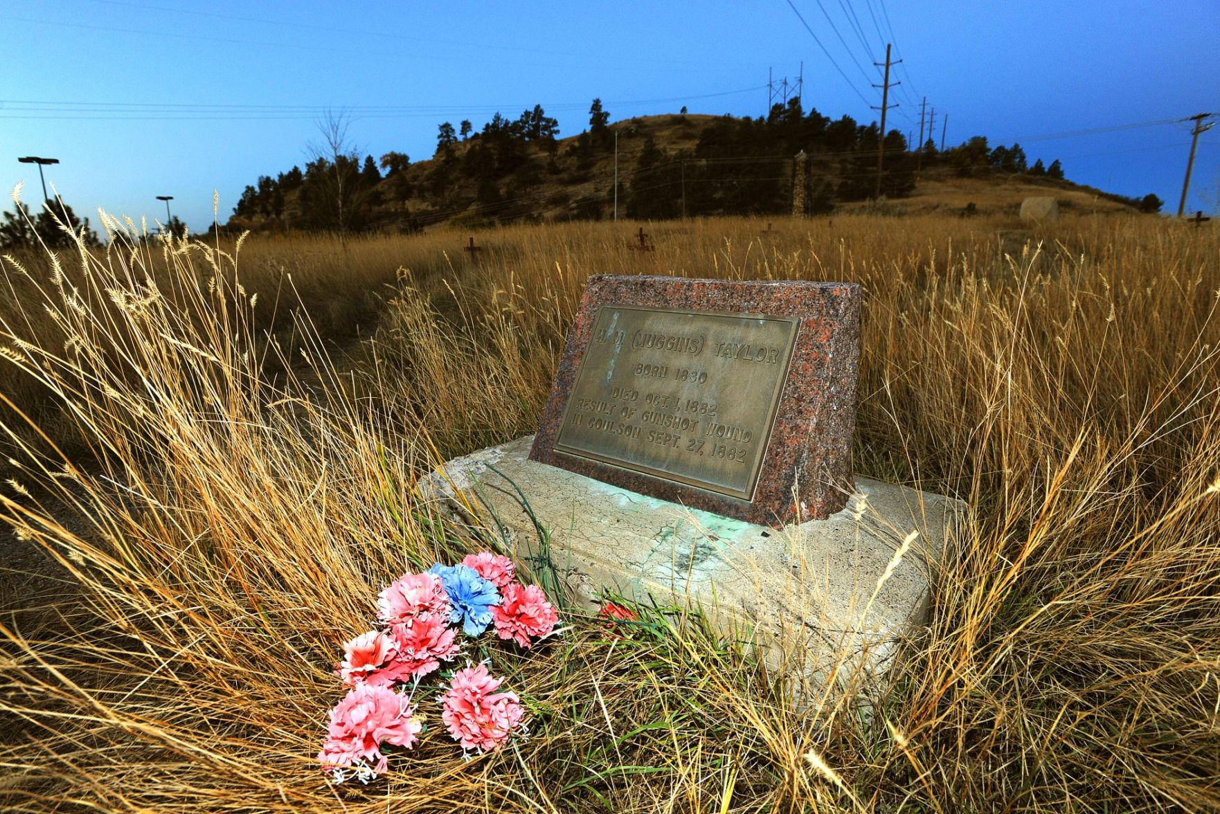 H.M. "Muggins" Taylor's grave